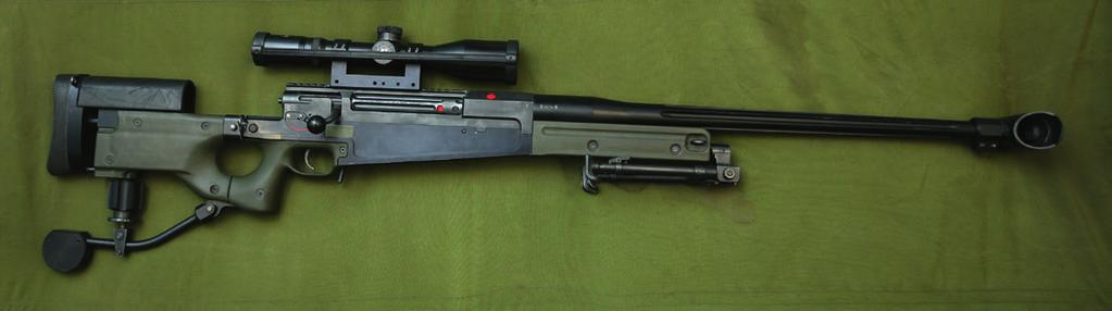 Sniper Rifles AW50F Calibre Barrel length Muzzle velocity Effective range 12.7mm (.50 cal) 14.