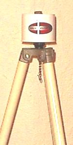 It is complete with a threaded balljoint adapter for attaching the compass directly. CM 37, Solid Leg Tripod, Square Legs, maker not identified, c. 1960.