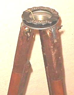 TR 6, Jointed Leg Tripod, W. & L.E. Gurley Co., c. 1885.