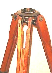 AL 6, Jointed Leg Tripod, maker not indicated, c. 1930. This tripod has a Johnson head for attaching the board.