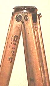 This tripod fits large Gurley instruments such as the 20" wye level and engineer's transits. It has solid dark legs. ET 18, Solid Leg Tripod, W.