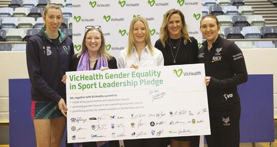 VicHealth is proud to partner with Netball Victoria to support women and girls to get active.