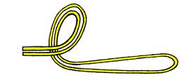 Spider Hitch Knot The Spider hitch is an excellent knot for quickly forming a double line.