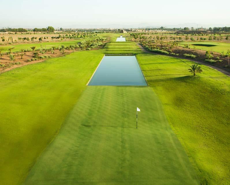 THE GOLF COURSES Noria Golf Club Noria Golf Club at Domaine de Noria in Marrakech, Morocco, is a par-72, eighteen-hole championship golf course that measures 6,589 metres (7,206 yards) from the