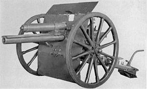 Slide 14 The Pre War Artillery Revolution The French 75 mm Because the hydraulic cylinder could absorb the blast, the gun barrel and the carriage could be considerably lighter.
