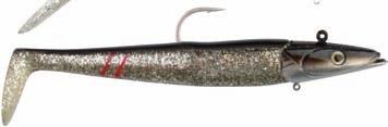 The sandeel is Savage Gear s first 100% saltwater specific lure, designed mainly for vertical fishing but have also proved to be deadly as swimbaits and