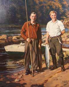 Malloch, mounted in picture showcase with graduated blue backboard, applied legend plaque Trout, Caught on Loch Rannoch, (Weight 8lbs) By Captain G.H. Chubb R.A.