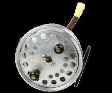 596 A scarce Hardy Sea Silex 6 sea centre pin reel, ventilated drum with twin bulbous ebonite handles and nickel silver telephone release latch, brass block foot, large rim mounted ivorine casting