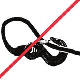 ) If a wire rope failure should occur, the cloth will act as a damper and help prevent the rope