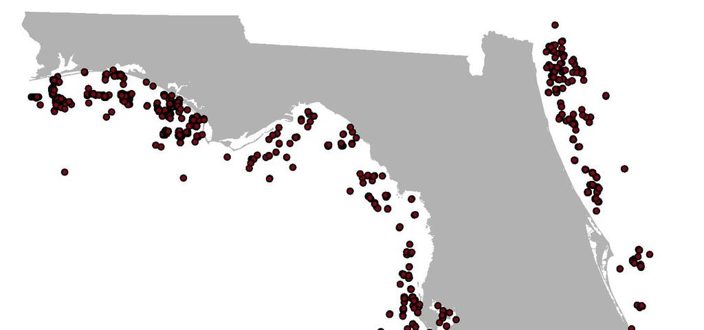 Florida s Artificial Reefs ~ 3000 reef complexes