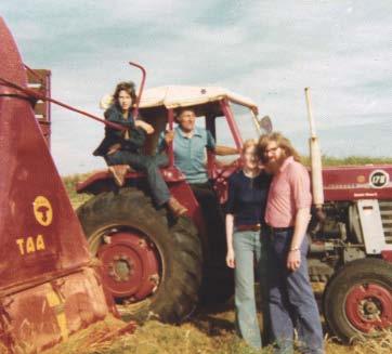 forty-nine years of service. Cutting silage in the 1970s.