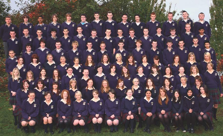 The Graduation Class of 2009 at Ballyhaunis Community School Back, L-R: Krizstof Redzik, Brendan Waldron, Faisal Saleh, Edgar Liscin, Liam McDermott, Thomas Geraghty, Patrick Morris, Paul Freeley,
