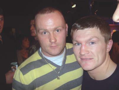 John the Warrior Waldron John with Professional boxer Ricky Hatton John in the ring with Roman Shevchenko By the time you read this, hopefully, I am one step closer to capturing the Irish Light-Heavy