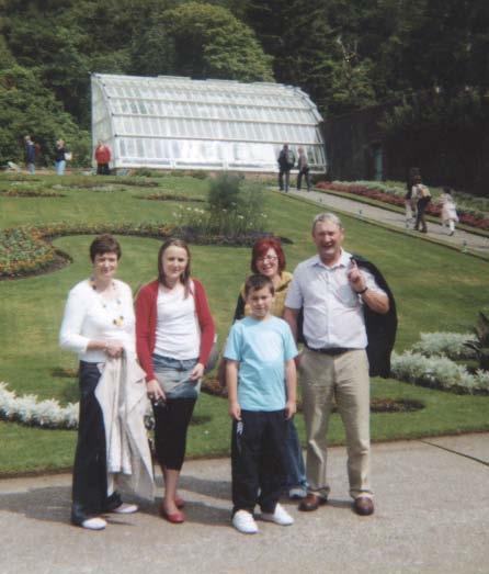 The Good Life With The Ballyhaunis Gardening Club 80 Pictured during the Ballyhaunis Gardening Club s outing to Kylemore Abbey were, L-R: Catherine Sloyan, Clodagh Sloyan, Conor