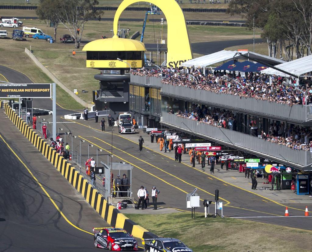 SYDNEY MOTORSPORT PARK SUPERSPRINT Sydney Motorsport Park New South Wales 26th-28th August 2016 There is no better environment to absorb the sights, sounds and excitement of the Sydney Motorsport