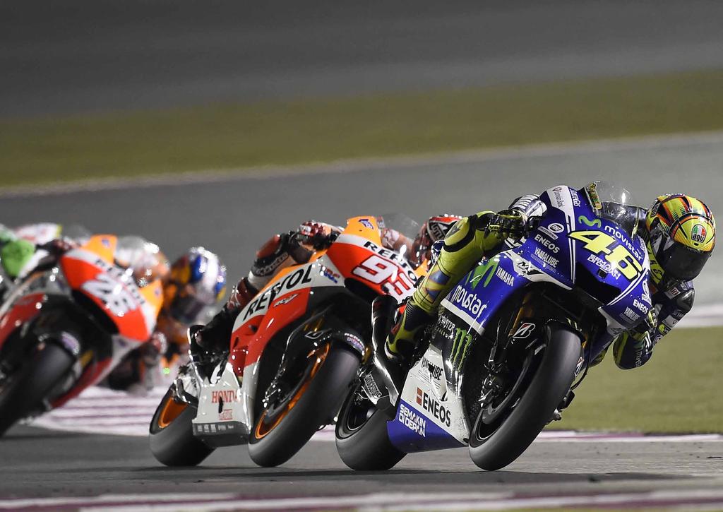Race night under the floodlights The 2014 MotoGP season started with a bang in Qatar last month.