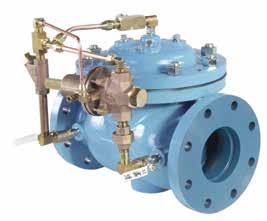 When used in a bypass line, the same model will function as a relief valve, protecting the system against potentially damaging surges.