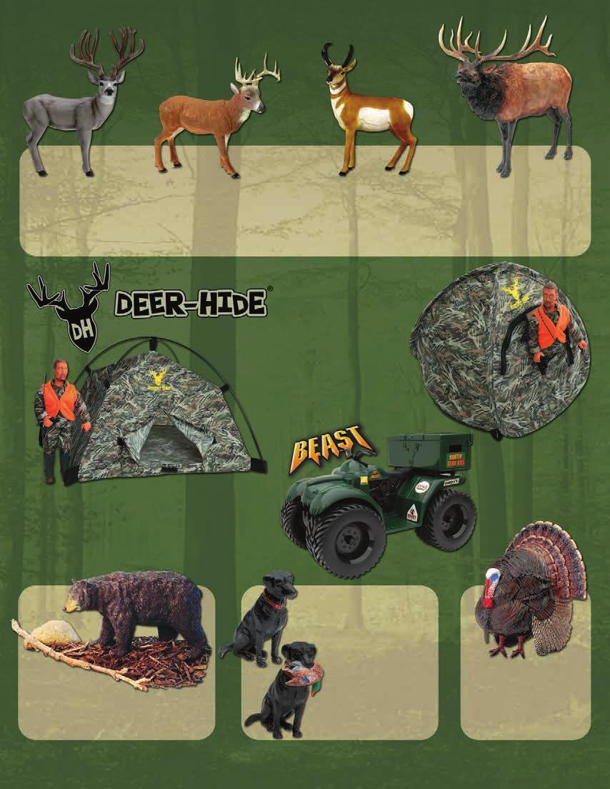 ANIMAL ADVENTURES Mule Deer item #027 6.75" H x 6" L 5 x 7 Buck Canyon King Whitetail Deer item #002 6" H x 6.5" L 10 point buck Wooden Bridge 10 Pronghorn Antelope item #022 6.5" H x 4.