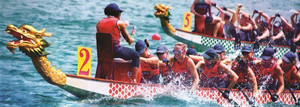 Global Recognition and Participation Hong Kong staged the first International Dragon Boat Races (IDBR) in 1976 and is widely recognized as the birthplace of modern international dragon boat racing;