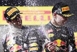 DR secured 3rd place DK finished 2nd Placing both Red Bull Racing drivers together on the podium for the first time 3.