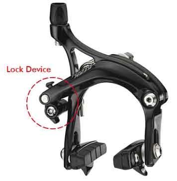 /pc Tektro Model : R539 Dual pivot caliper brake Quick release designed for big tires with lock device With P420 adjustable angle