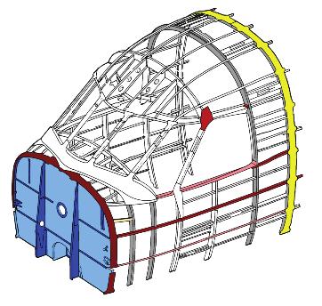 Chapter 1 Fuselage, Wings and Stabilising Surfaces Damage Tolerant Structure Fail safe structures are rather heavy due to the extra structural members required to protect the integrity of the