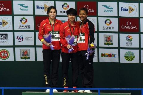 the Chinese, who collected 8 out of 12 medals in the women s 3m springboard, including 4 gold on offer. The bronze winning nations were reduced to Canada (3 times) and Russia.
