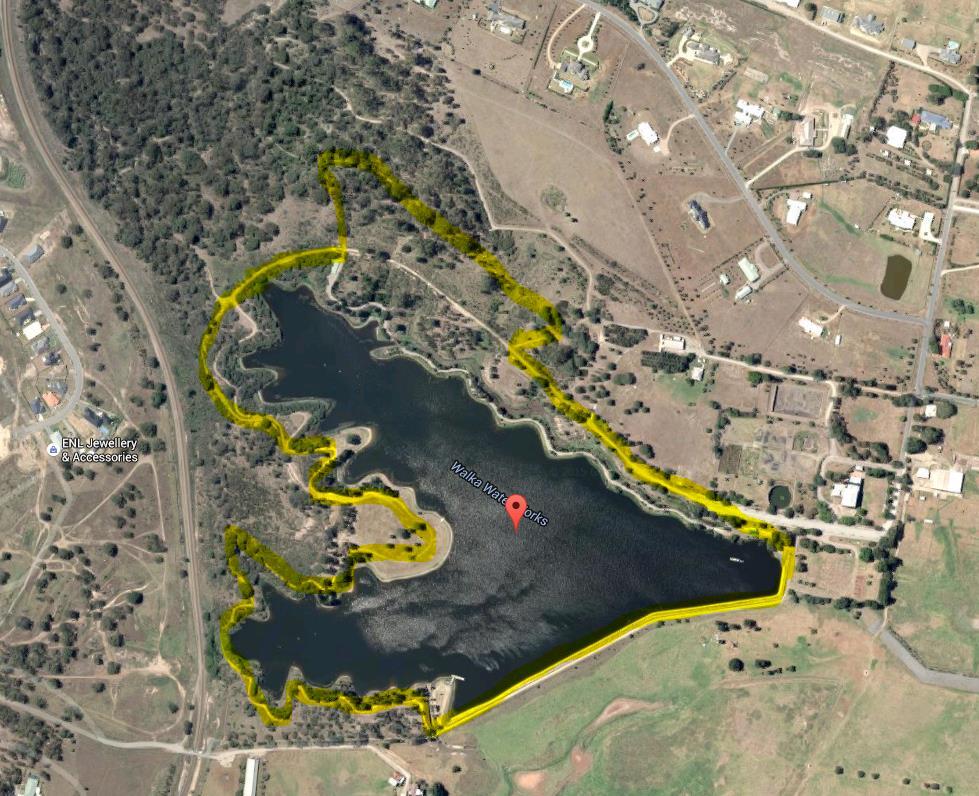 RUNNERS INFORMATION Welcome to Water Works Ultra. The course will start at the picnic area and follow the lake wall towards Rutherford.