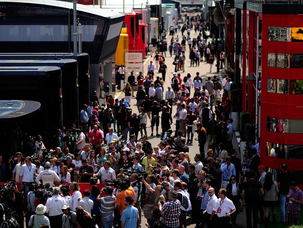 Your Formula One Paddock Club weekend At certain races you can extend your day by attending a Friday Evening Paddock Event.