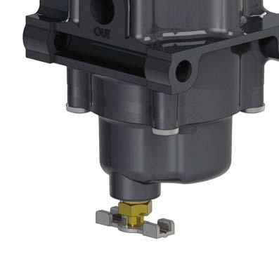 These rugged regulators are easily inspected and serviced because of their one-piece valve plug assembly and easy access integral filter.