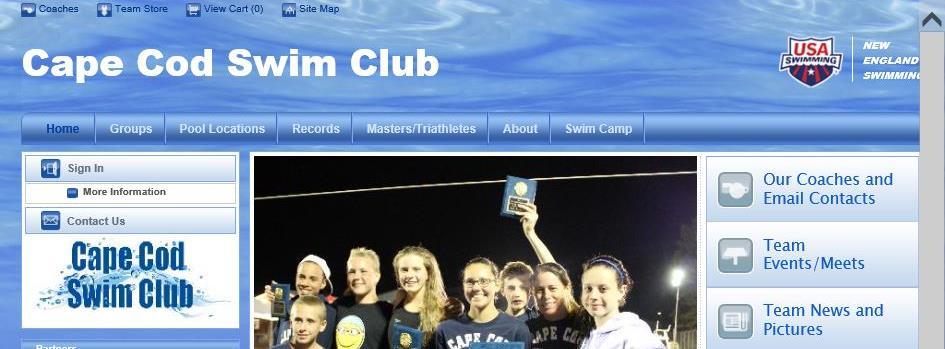 Cape Cod Swim Club Login Instructions (First time Sign In). Click Sign In Enter PRIMARY E-MAIL address for your CCSC account. Click the reset password link.