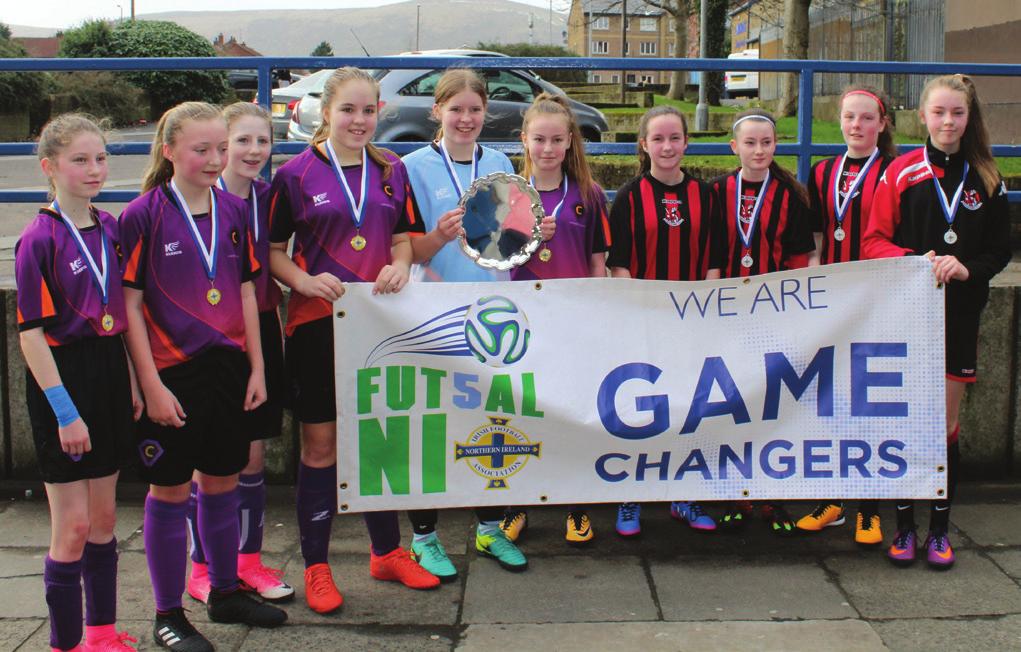 Cliftonville Ladies Red, Cliftonville Ladies White, Belfast Swifts, Crusaders Strikers, Carnmoney Ladies and Linfield Ladies all playing for the league title.