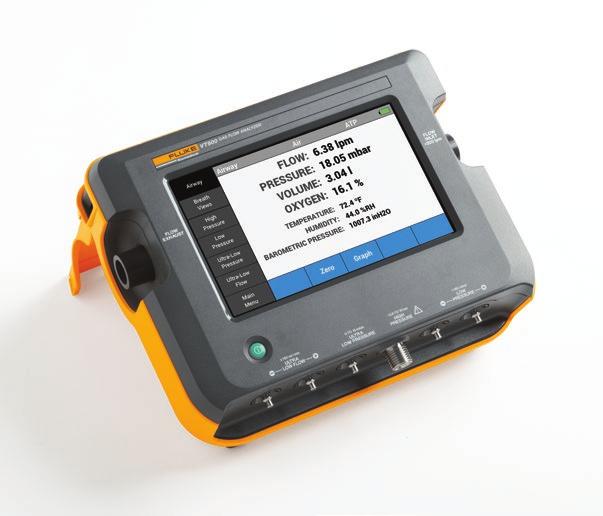 Accurate The VT900 is Fluke Biomedical s high-accuracy premium gas flow analyzer.