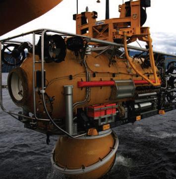 These options include: ROV type electro-optical tethered design provides unlimited power and real time, high bandwidth command, control and communications including 2 way video and data transmission.