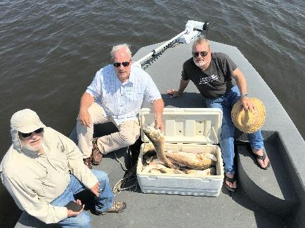 Penwell Richard Simbala Fishing instead of shooting GPGC members Jim Wilson, Don Ambrose and Steve Buyers report the