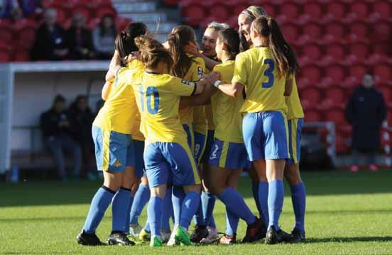 IMAGE: JULIAN BARKER The Visitors DONCASTER ROVERS BELLES Belles have put 2016 s relegation from the FA WSL1 firmly behind them and, after a resurgent Spring Series, have taken FA WSL2 by storm.
