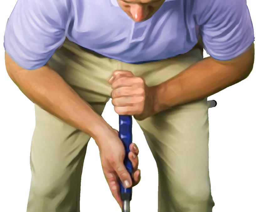 club with the hands generally together, and the player who chooses to hold the club with his hands separated should generally