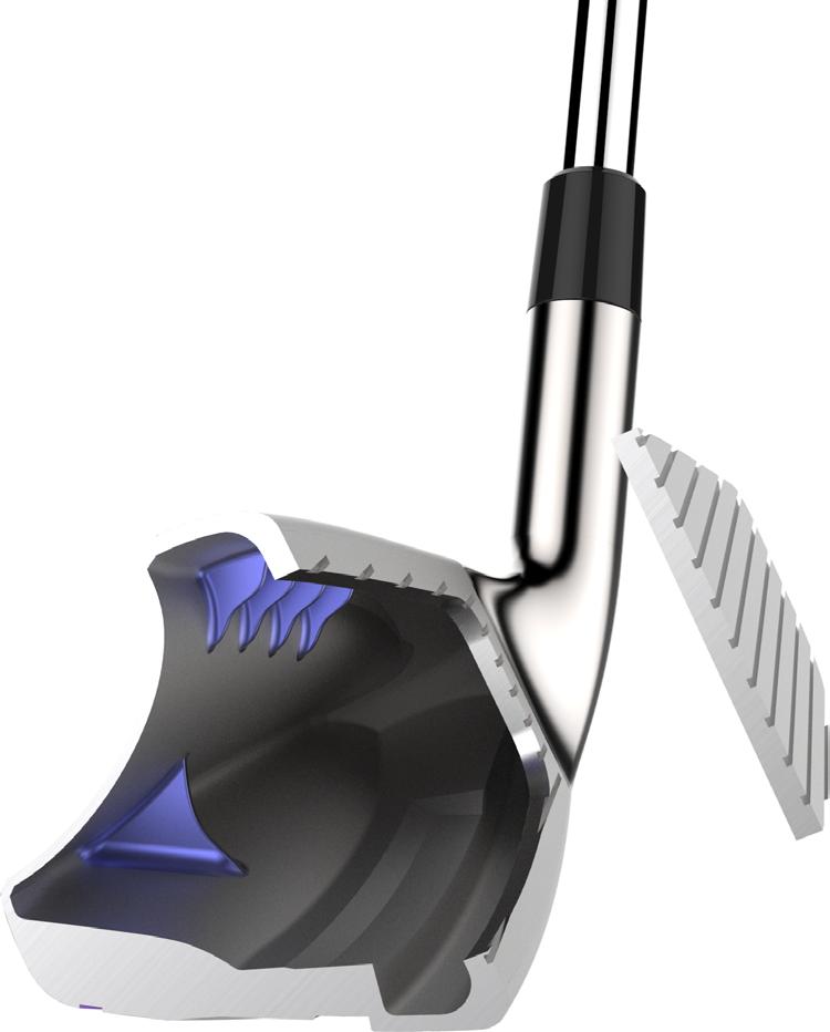 TECHNOLOGY HIGH STRENGTH FACE High Strength HT1770 steel face is ultra-thin to flex more at impact and produce longer