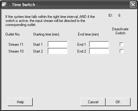 CC-DYNAMICS Version 5.5 User s Guide Delay time: The user specifies the duration of the time delay which the stream experiences. TOPOLOGY Time delays have only one inlet and one outlet.
