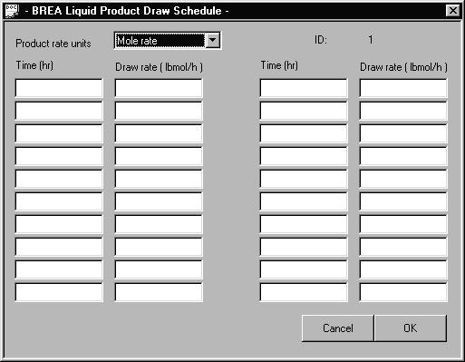 CC-DYNAMICS Version 5.5 User s Guide SETTING UP SCHEDULES AND PROFILES IN CC-REACS The Batch Reactor UnitOp enables the user to schedule certain variables.