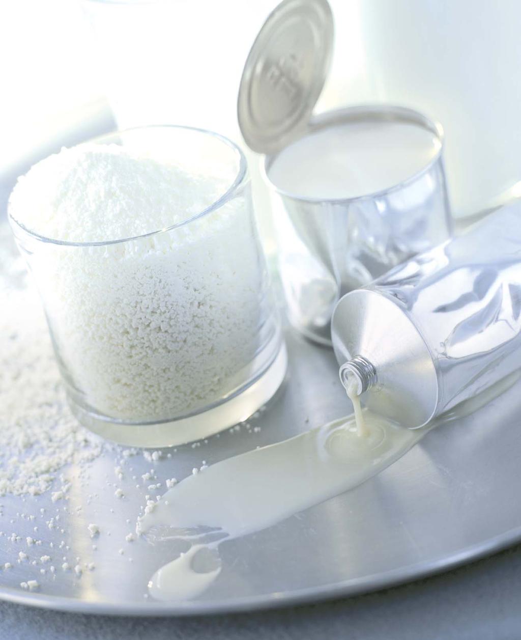 Hygiene makes the difference Casein and lactose are two important milk by-products with