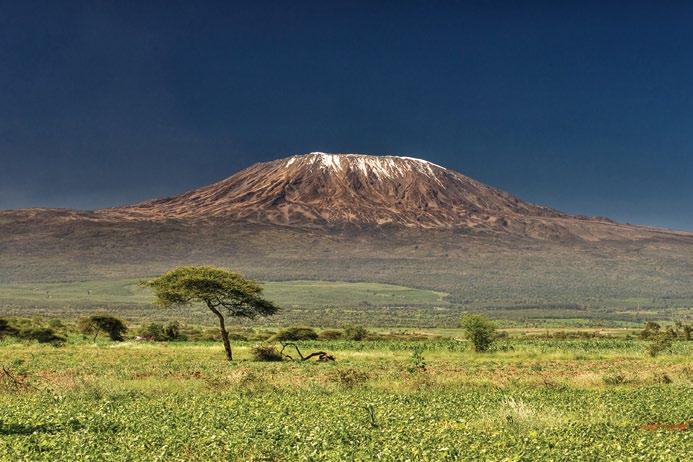 Day 12 - Lake Naivasha to Amboseli National Park Today your safari continues to the Amboseli National Park below the majestic Mount Kilimanjaro, with its snow-capped Uhuru Peak gazing down onto the