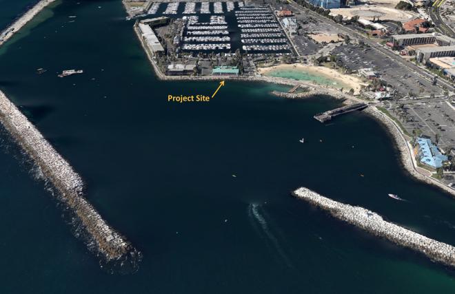 3 Existing Site Construction of King Harbor in its current configuration began in 1956 with the official harbor dedication in 1966. The proposed project site within the harbor is on an existing 1.