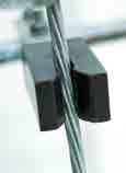 LAD-SAF CABLE GUIDE Non-metallic cable guide with mounting hardware. For systems up to 199 ft. (60.6m),
