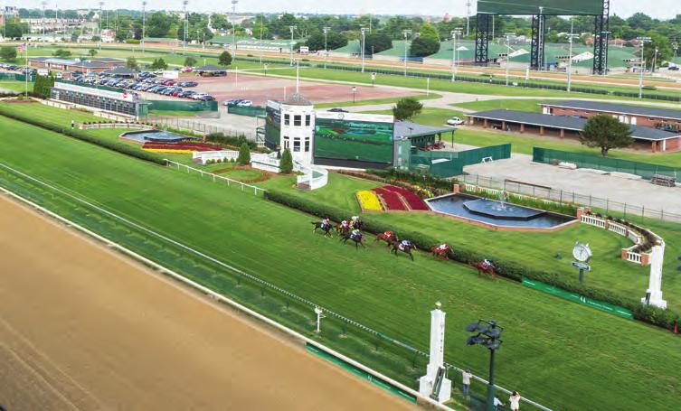 FINISH LINE SUITES LOCATION Positioned directly over the finish line, the Finish Line Suites also sit directly next to the iconic Twin Spires.