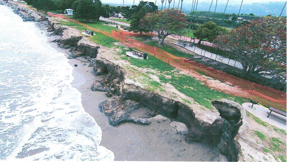 Park. March 2016 A very strong El Niño eroded approximately 30,000