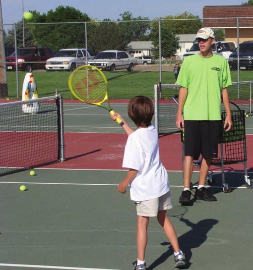 Registration for Tennis Lessons and CARA is April 27* - May 15 Little Reds Tennis This class will teach players the components of ground strokes, volleys and serves.