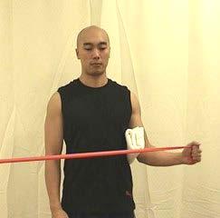 Theraband Strengthening These resistance exercises should be done very slowly in both directions.