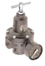 ir line equipment 11- Pressure egulator 1/", 3/", and 1/" ports Large diaphragm provides accurate and quick response to changing flow demands and line pressure Floating valve pin provides positive