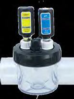 The eq Chlorinator Optional ph and Chlorine sensors to unlock Total Ai mode for the ultimate in convenience can be combined with a ph probe, Chlorine Probe and Viron XT Pump to offer